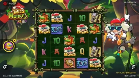 Wild Monkey slot screenshot 2