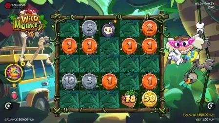 Wild Monkey slot screenshot 5