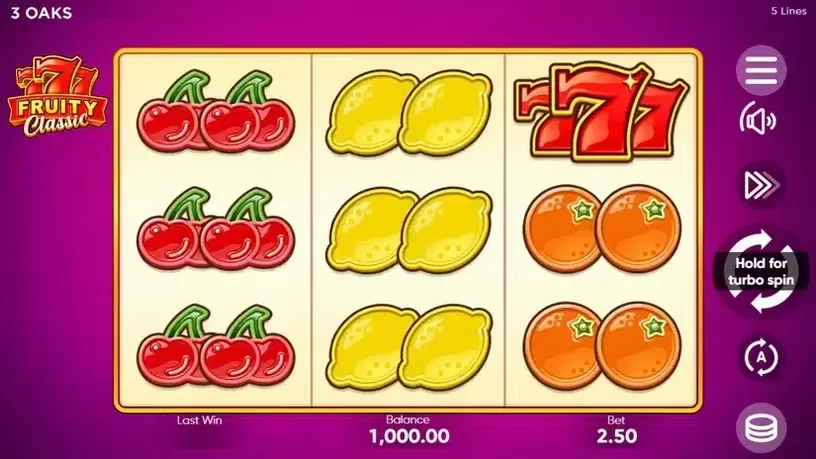 777 Fruity Classic slot screenshot 1