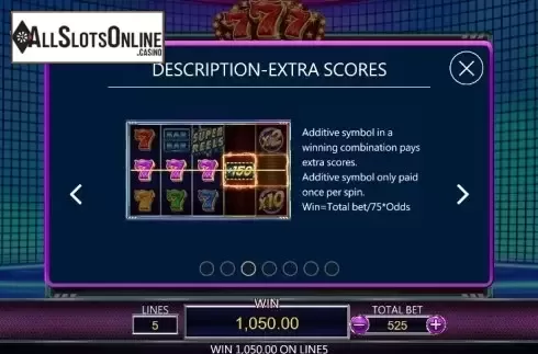 Paytable 3. 777 (Dragoon Soft) from Dragoon Soft