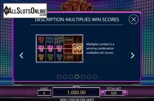 Paytable 4. 777 (Dragoon Soft) from Dragoon Soft