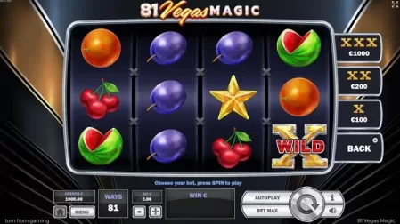 81 Vegas Magic slot screenshot 1