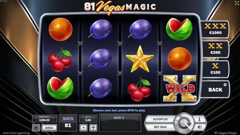 81 Vegas Magic slot screenshot 1