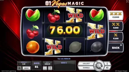 81 Vegas Magic slot screenshot 2
