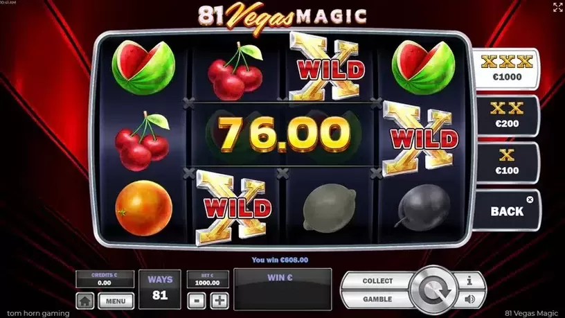 81 Vegas Magic slot screenshot 2