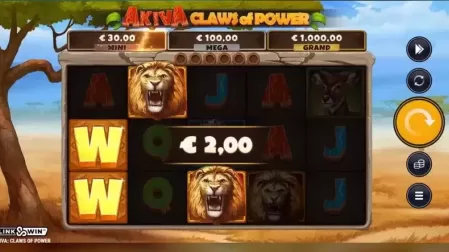 Akiva Claws of Power slot screenshot 4
