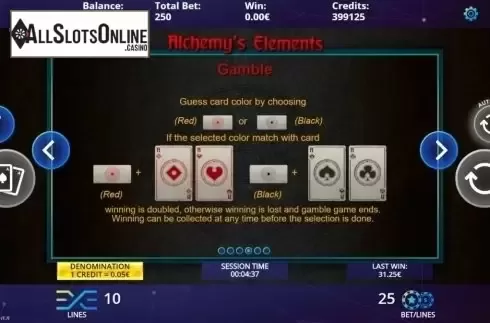Gamble. Alchemy's Elements from DLV