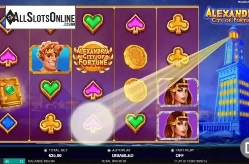 Feature. Alexandria City Of Fortune from Leander Games