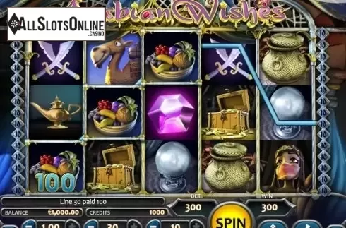 Win Screen 1. Arabian Wishes from Nucleus Gaming