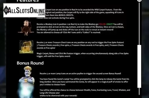 Features 1. Arabian Wishes from Nucleus Gaming