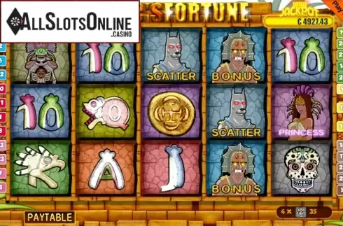 Screen2. Aztec from Portomaso Gaming