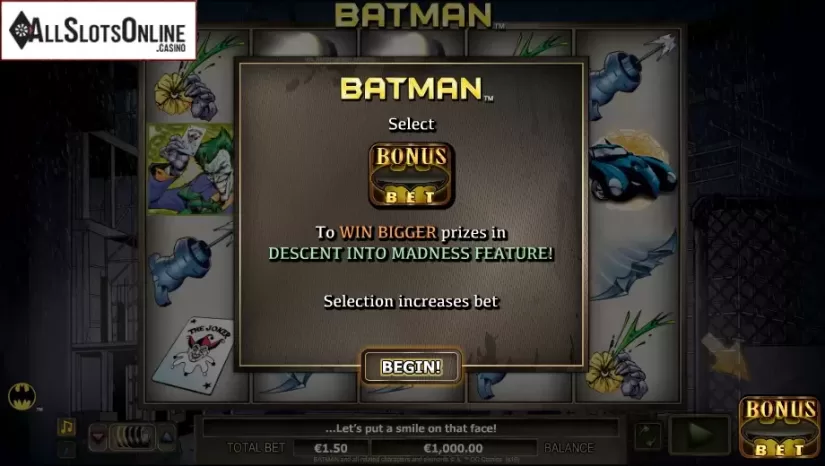Game features 2. Batman from NextGen
