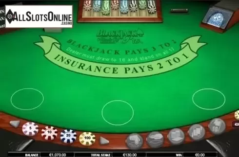 Reel screen. Blackjack Atlantic City MH from NextGen