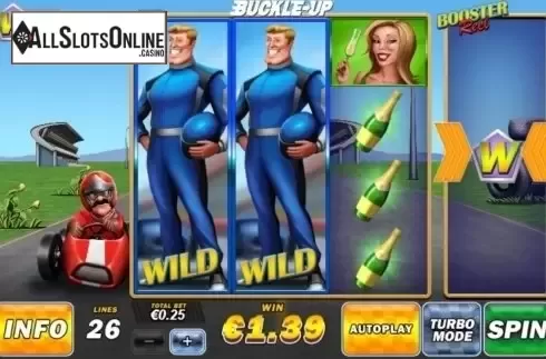 Win Screen. Buckle Up from Playtech
