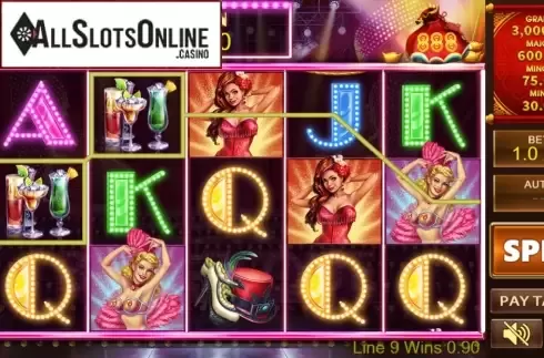 Win Screen. Burlesque 2 from PlayStar