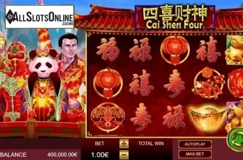 Reel Screen. Cai Shen Four from Gamatron