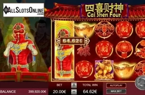 Win Screen 1. Cai Shen Four from Gamatron