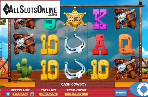 Game Workflow screen. Cash Cowboys from The Games Company