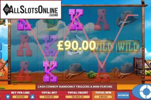 Win Screen2. Cash Cowboys from The Games Company