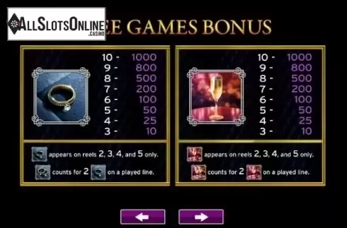 Paytable 3. City Of Lights from High 5 Games