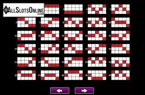 Paytable 6. City Of Lights from High 5 Games