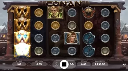 Conan slot screenshot 2