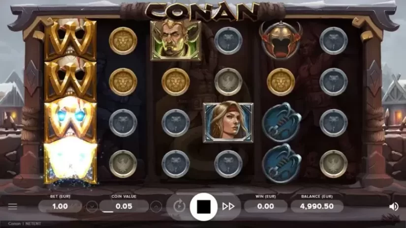 Conan slot screenshot 2
