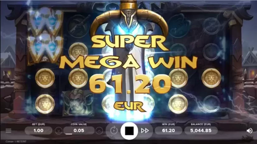 Conan slot screenshot 4