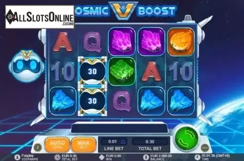Reel Screen. Cosmic Boost from GamePlay