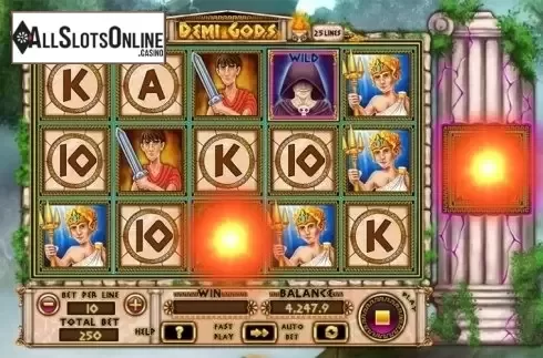 Screen 4. Demi Gods from Spinomenal