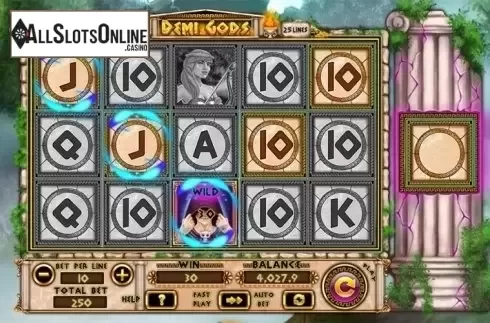 Screen 5. Demi Gods from Spinomenal