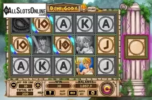 Screen 2. Demi Gods from Spinomenal