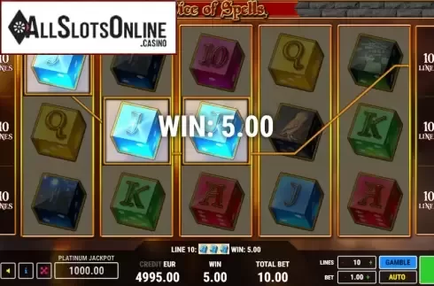 Win Screen 2. Dice of Spells from Fazi