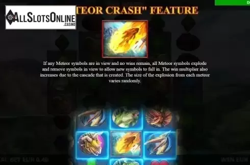 Special feature screen