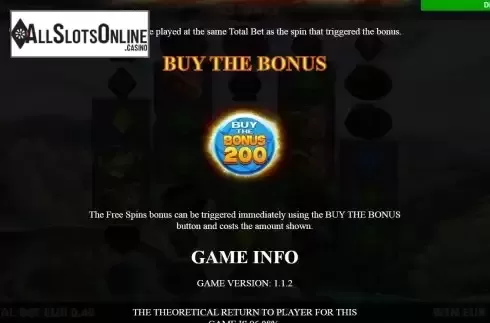 Buy feature screen