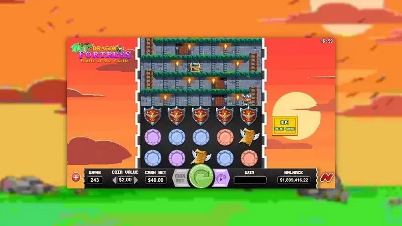 Dragon Fortress Battle of the Castle slot screenshot 1