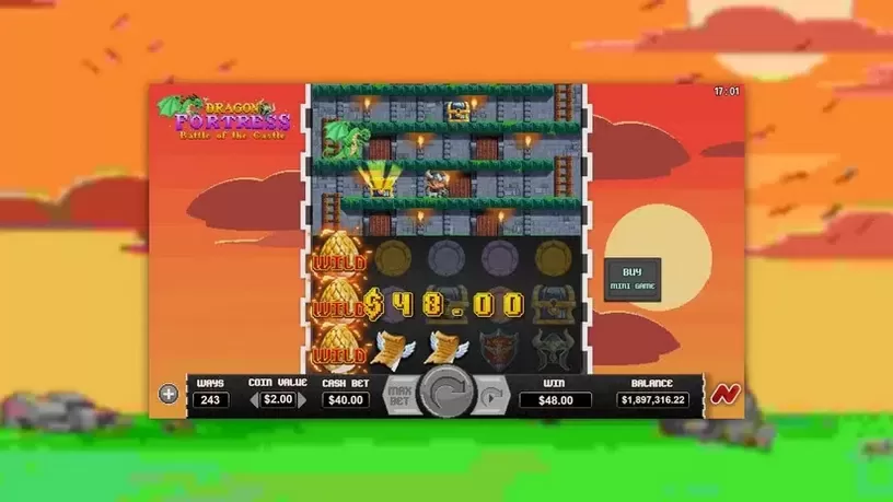 Dragon Fortress Battle of the Castle slot screenshot 5