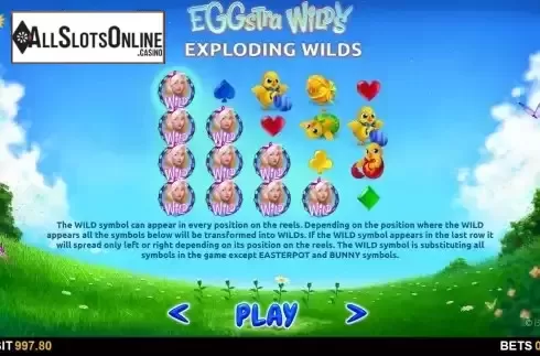 Exploding Wilds screen