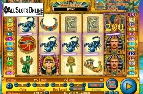 Win Screen 2. Egyptian Dreams from Habanero