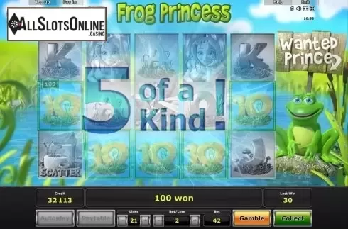 Reels. Frog Princess from iGaming2go
