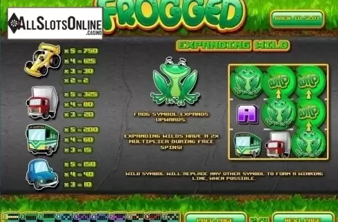 Screen3. Frogged from Rival Gaming