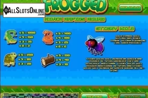 Screen5. Frogged from Rival Gaming