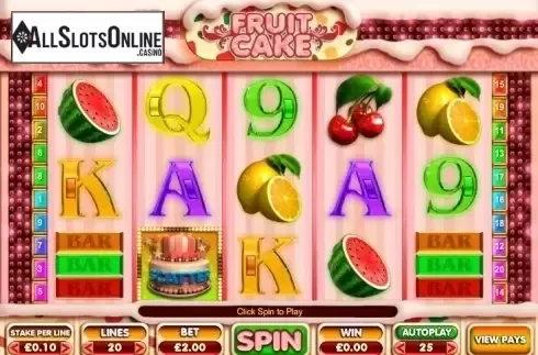 Reels. Fruit Cake from Big Time Gaming