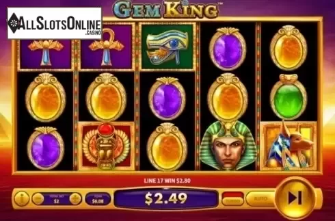 Win Screen . Gem King from Skywind Group