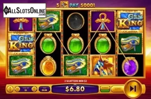 Win Screen 3. Gem King from Skywind Group