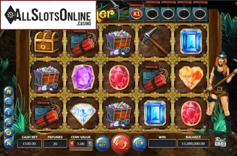 Reel Screen. Gem Miner from ReelNRG