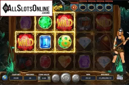 Win Screen 2. Gem Miner from ReelNRG