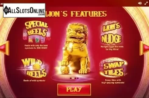 Paytable 2. Golden Offer from Red Tiger