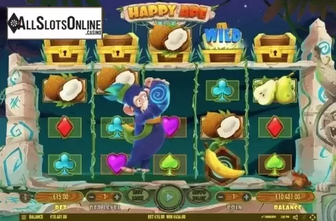 Free Spins 2. Happy Ape from Habanero
