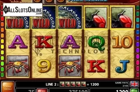 Screen2. Hello, Galapagos from Casino Technology